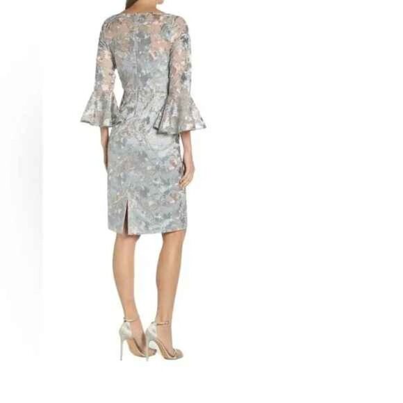 Eliza J Floral Embroidered Sheath Dress size 4 - Picture 2 of 12